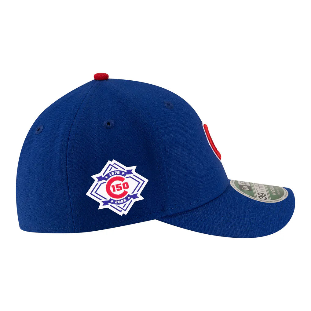 Chicago Cubs New Era 150th Anniversary 39THIRTY M-Crown Flex Hat - Royal
