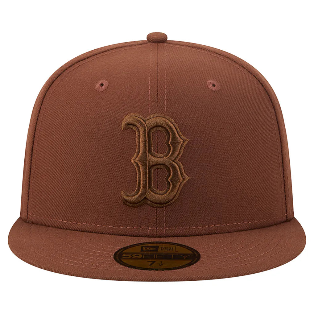 Boston Red Sox New Era Color Pack 59FIFTY Fitted Hat - Brown Techwosell
