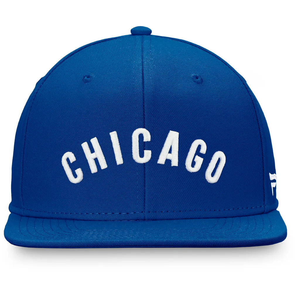 Chicago Cubs Fanatics Cooperstown Collection Fitted Hat - Royal Techwosell