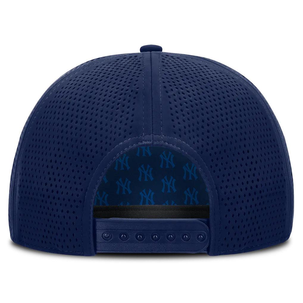 New York Yankees Fanatics Men's Perforated Adjustable Hat - Navy Techwosell