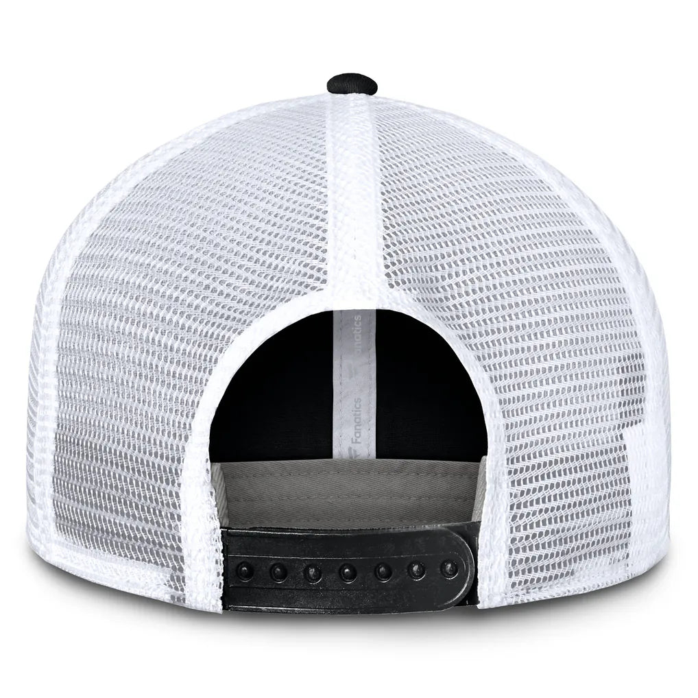 Los Angeles Kings Fanatics Core Primary Logo Trucker Adjustable Hat - Black/White