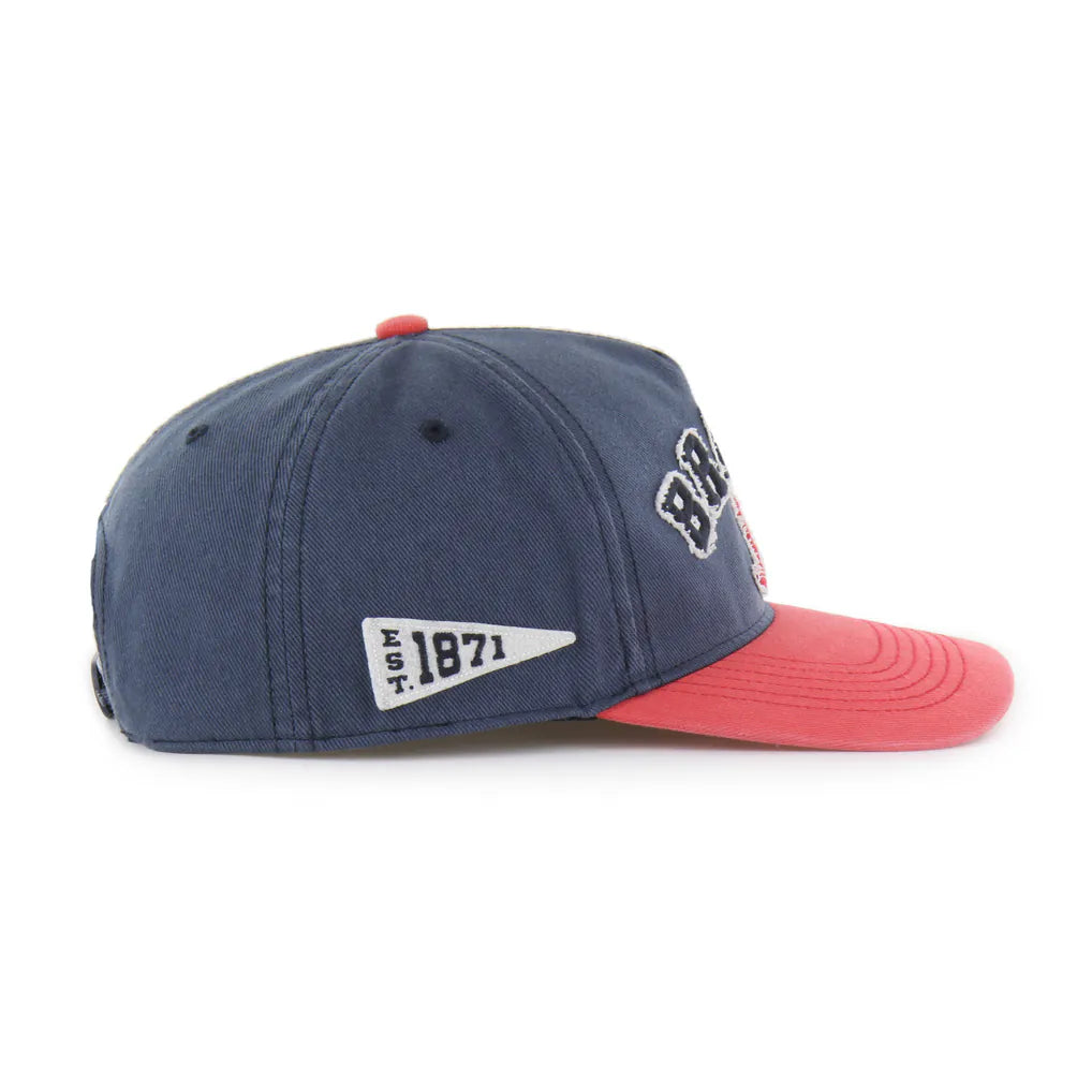 Atlanta Braves '47 Unisex Calderwood Hitch Adjustable Hat - Navy Techwosell