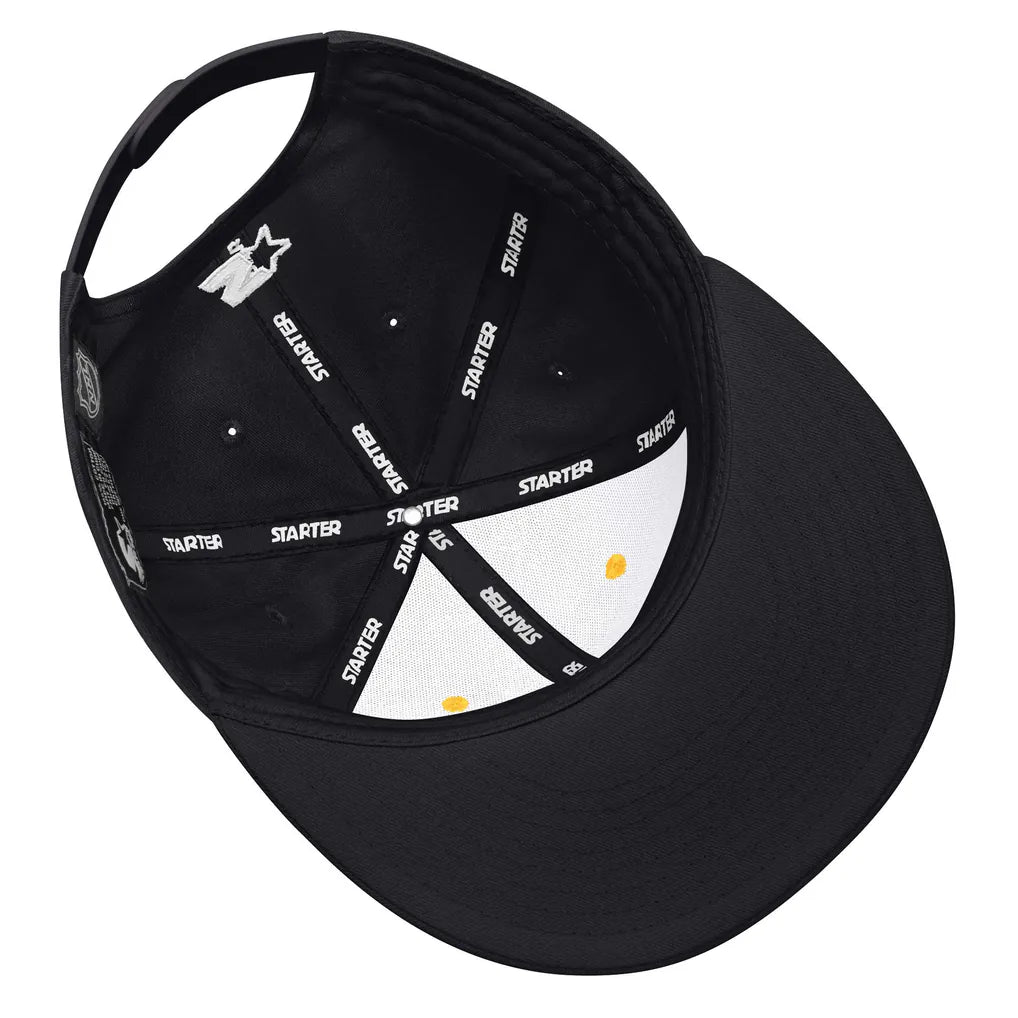 Boston Bruins Starter Primary Logo Two-Tone Adjustable Hat - Black/Gold
