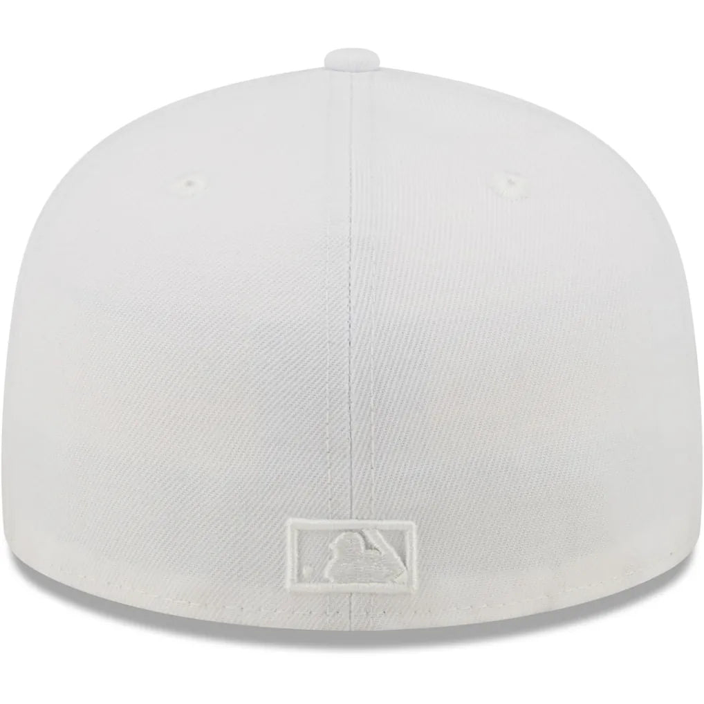 New York Mets New Era White on White 59FIFTY Fitted Hat