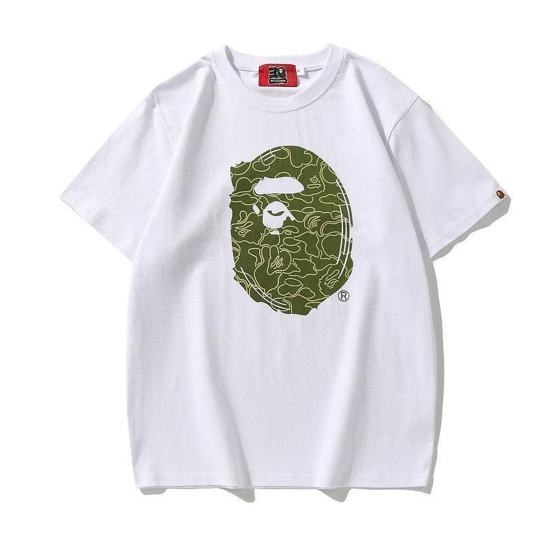 Bathing Ape White T-Shirt without Collar