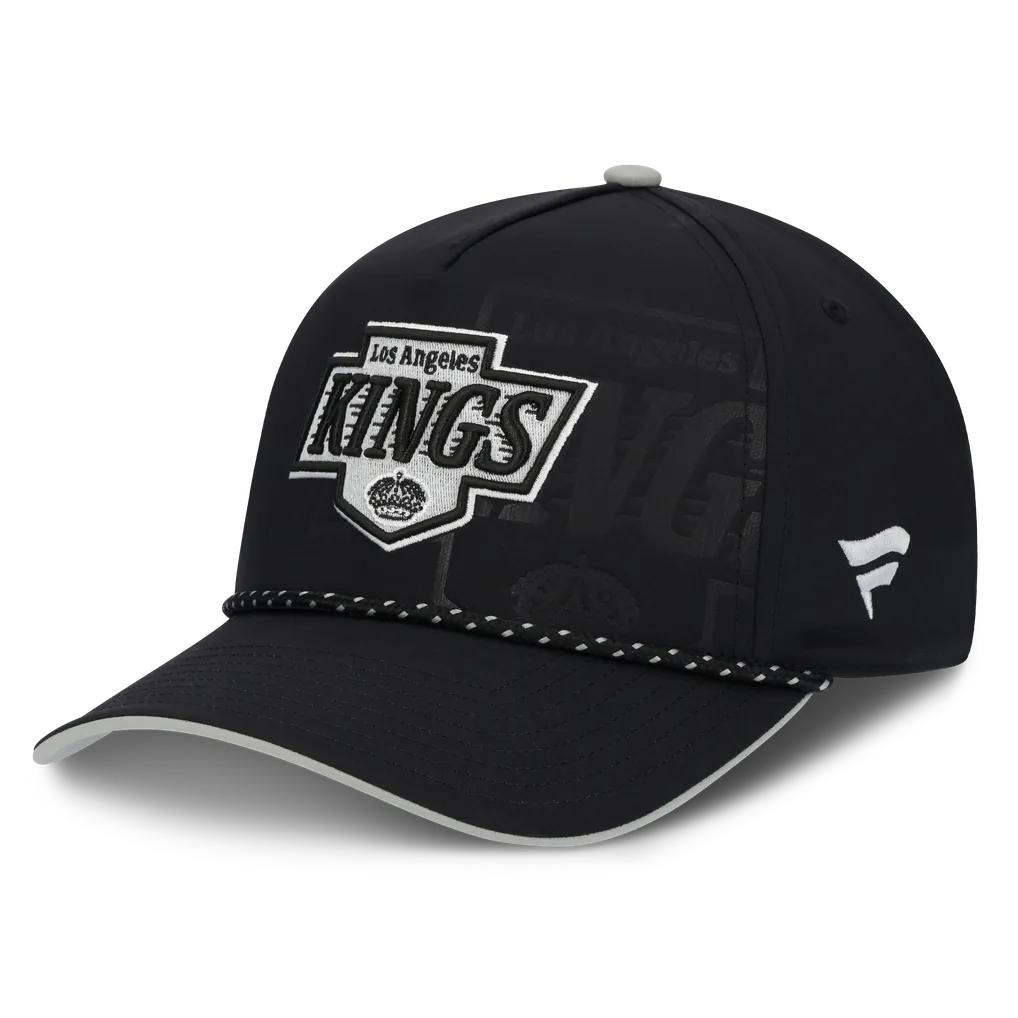 Los Angeles Kings Fanatics On Stage Podium A-Frame Adjustable Hat - Black Techwosell