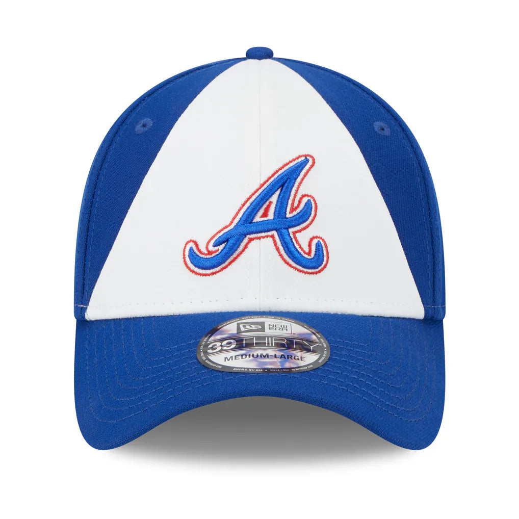 Atlanta Braves New Era 2023 City Connect 39THIRTY Flex Hat - White Techwosell