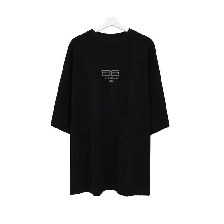 Balenciaga Black T-Shirt Without Collar