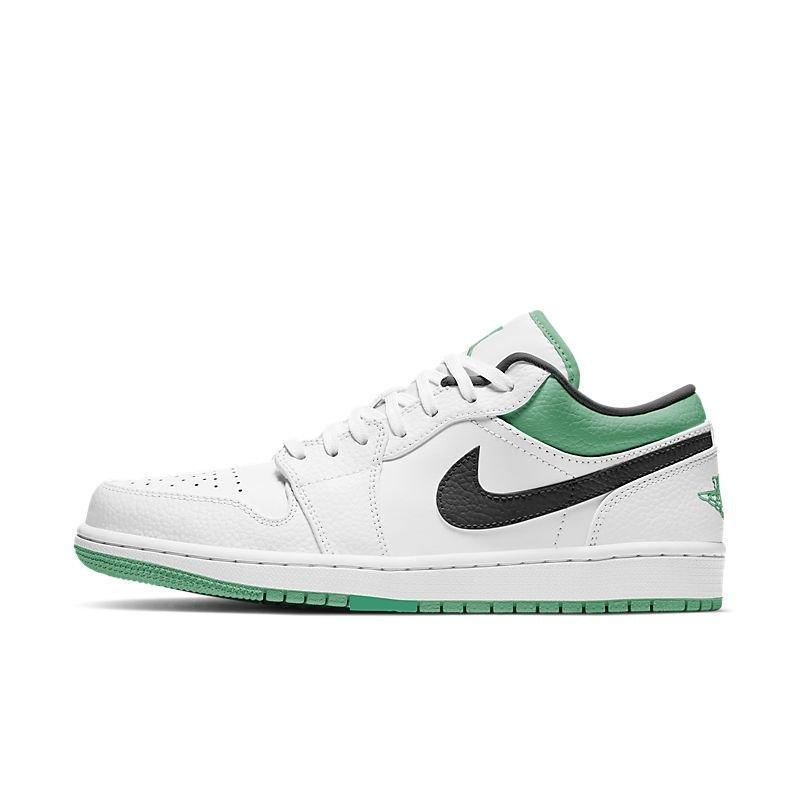 Air Jordan 1 Low 'White Lucky Green Black' Techwosell
