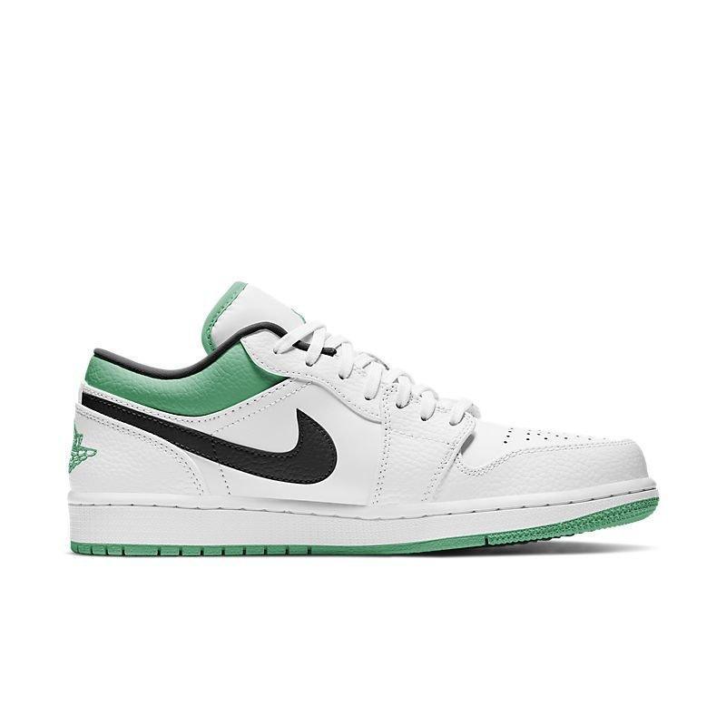 Air Jordan 1 Low 'White Lucky Green Black' Techwosell