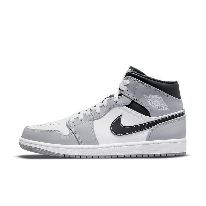 Air Jordan 1 Mid 'Light Smoke Grey Anthracite' Techwosell