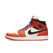 Air Jordan 1 Mid 'Team Orange Black' Techwosell
