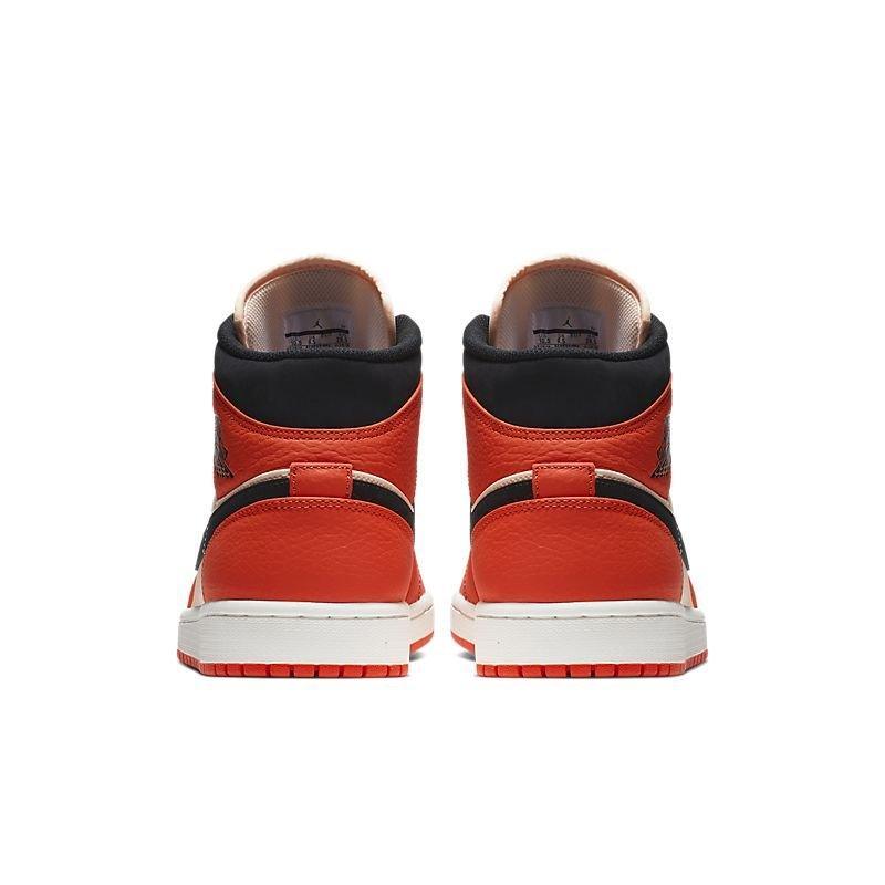 Air Jordan 1 Mid 'Team Orange Black'