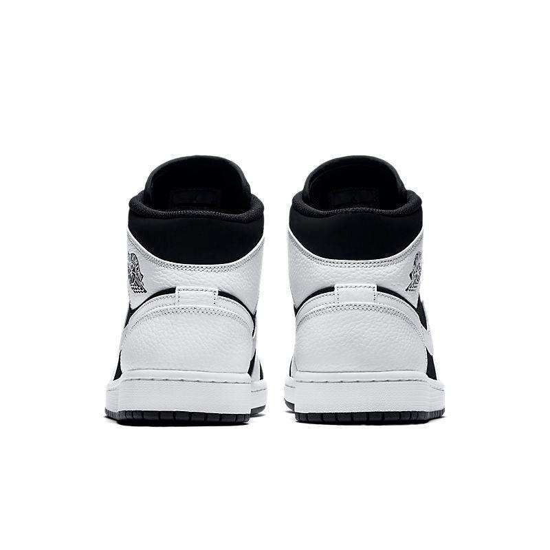 Air Jordan 1 Mid 'White Black' Techwosell