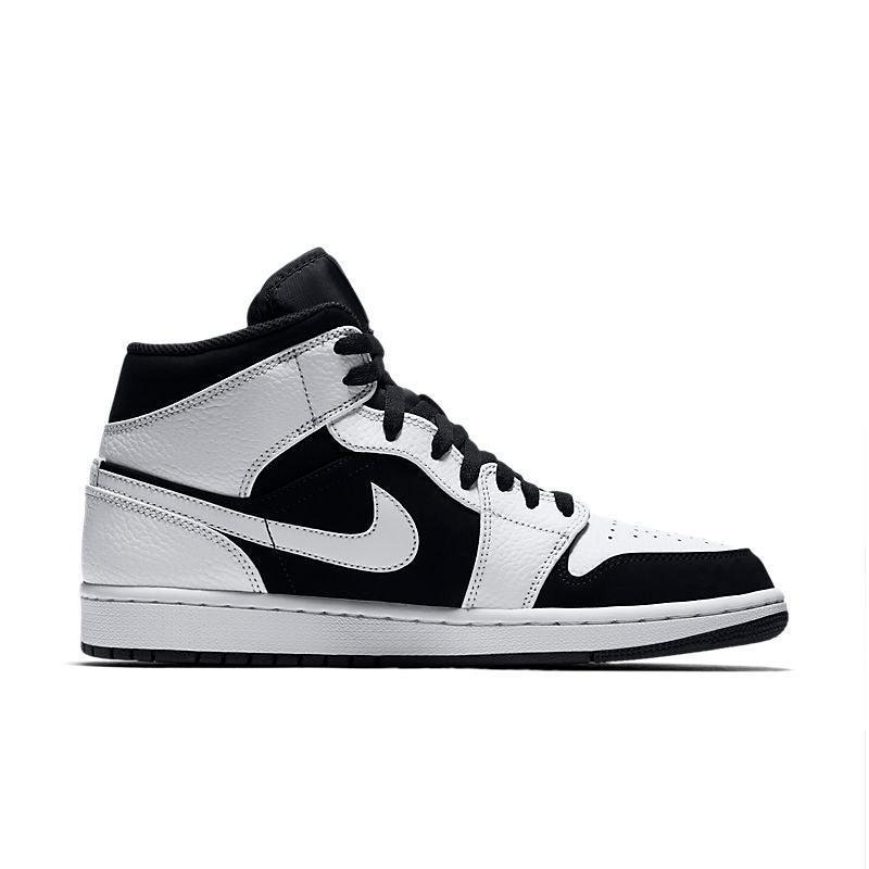 Air Jordan 1 Mid 'White Black' Techwosell
