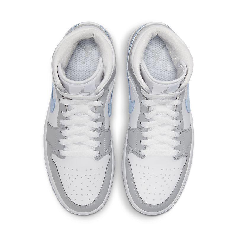 Air Jordan 1 Mid 'Wolf Grey Aluminum' Techwosell