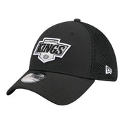 Los Angeles Kings New Era Logo 39THIRTY Flex Hat - Black Techwosell