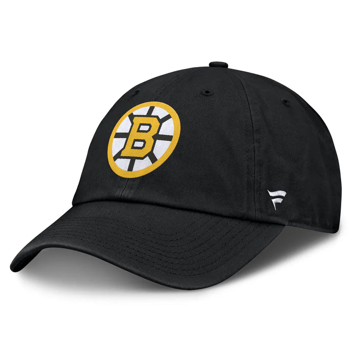 Boston Bruins Fanatics Primary Logo Adjustable Hat - Black