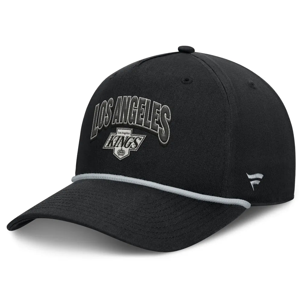 Los Angeles Kings Fanatics Decades Collection A-Frame Adjustable Hat - Black