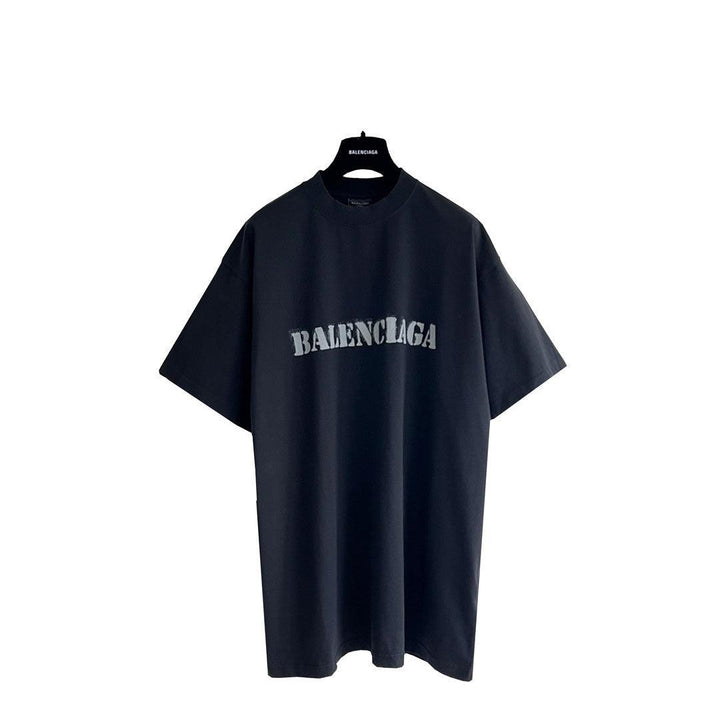 Balenciaga Black T-Shirt Without Collar