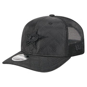 Dallas Stars New Era Quilted Nylon 9SEVENTY Adjustable Trucker Hat - Black Techwosell