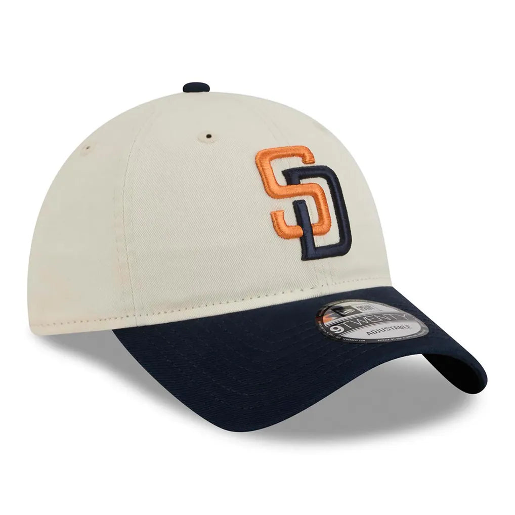 San Diego Padres New Era 2026 City Connect 9TWENTY Adjustable Hat - Cream/Obsidian