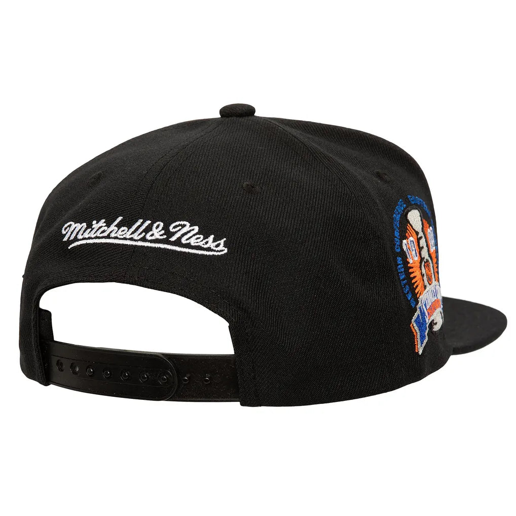 Dallas Stars Mitchell & Ness Core Top Spot Snapback Hat - Black Techwosell