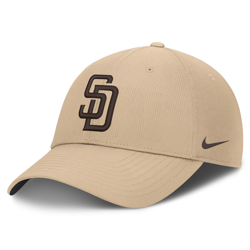 San Diego Padres Nike Desert Ripstop Club Adjustable Hat - Khaki