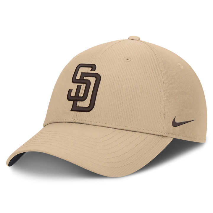 San Diego Padres Nike Desert Ripstop Club Adjustable Hat - Khaki
