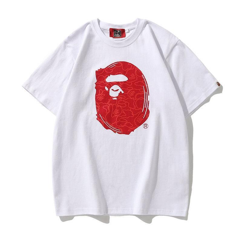 Bathing Ape White T-Shirt without Collar