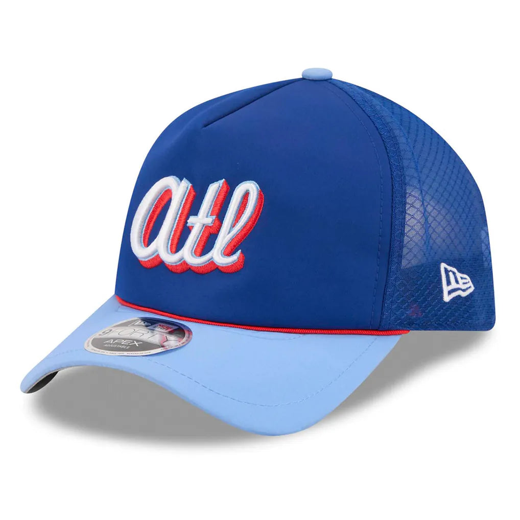 Atlanta Braves New Era 2026 City Connect Apex 9FORTY Adjustable Hat - Blue