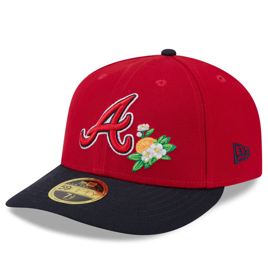 Atlanta Braves New Era 2026 Spring Training Low Profile 59FIFTY Fitted Hat - Red/Navy Techwosell