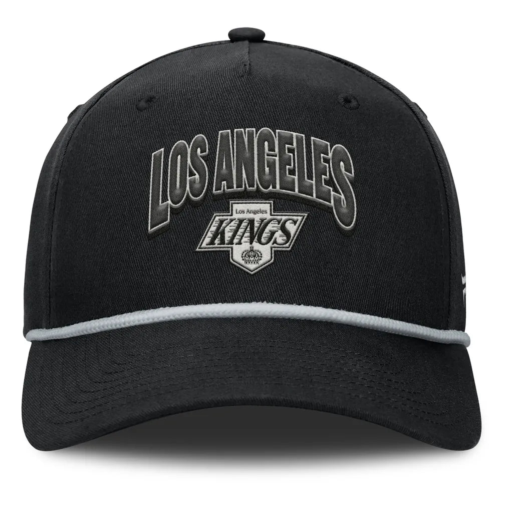 Los Angeles Kings Fanatics Decades Collection A-Frame Adjustable Hat - Black Techwosell