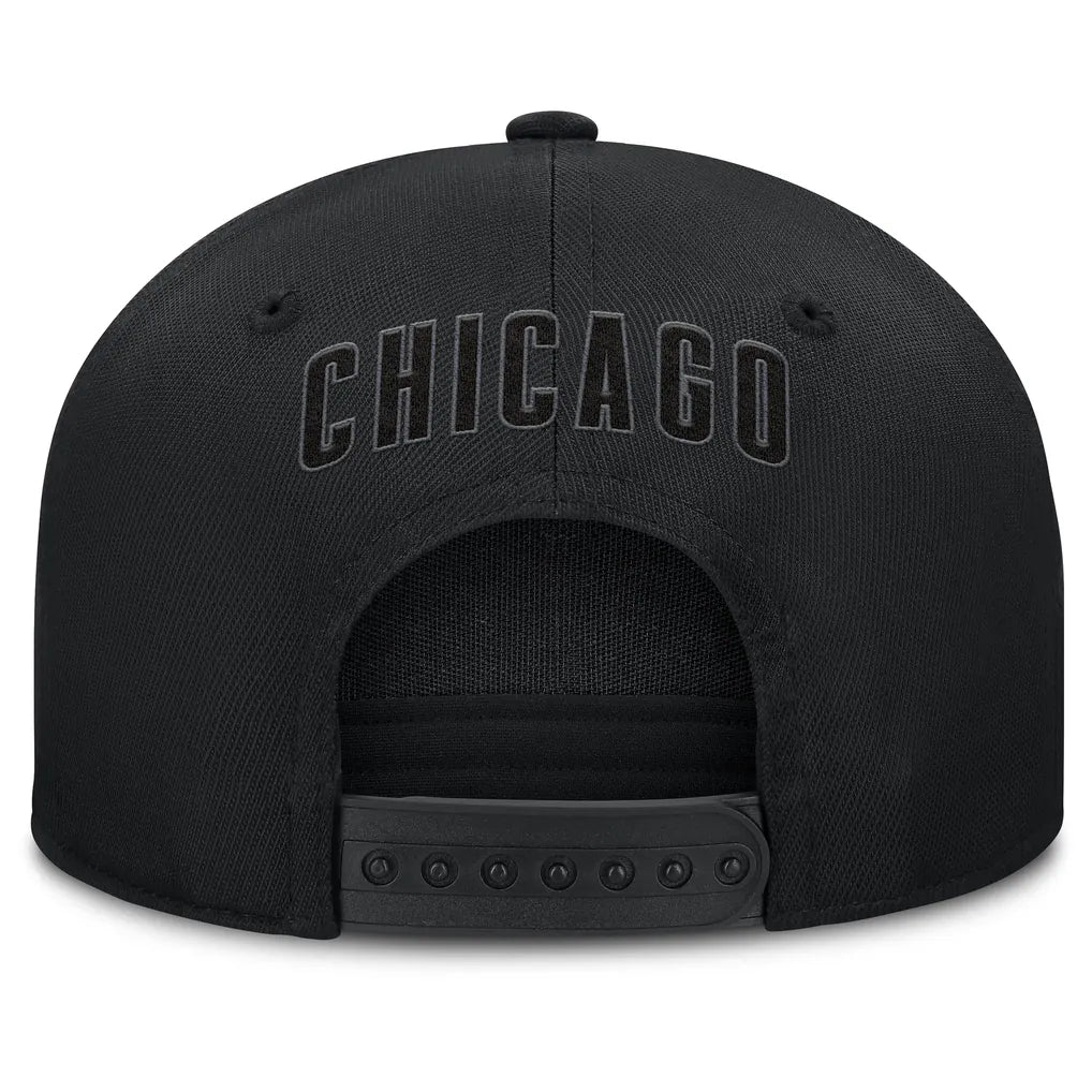 Chicago Cubs Fanatics Platoon Snapback Hat - Black Techwosell