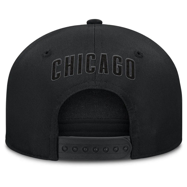Chicago Cubs Fanatics Platoon Snapback Hat - Black