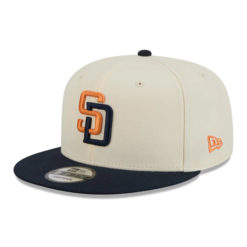 San Diego Padres New Era 2026 City Connect 9FIFTY Snapback Hat - Cream/Obsidian Techwosell