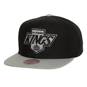 Los Angeles Kings Mitchell & Ness Core Team Ground 2.0 Snapback Hat - Black Techwosell