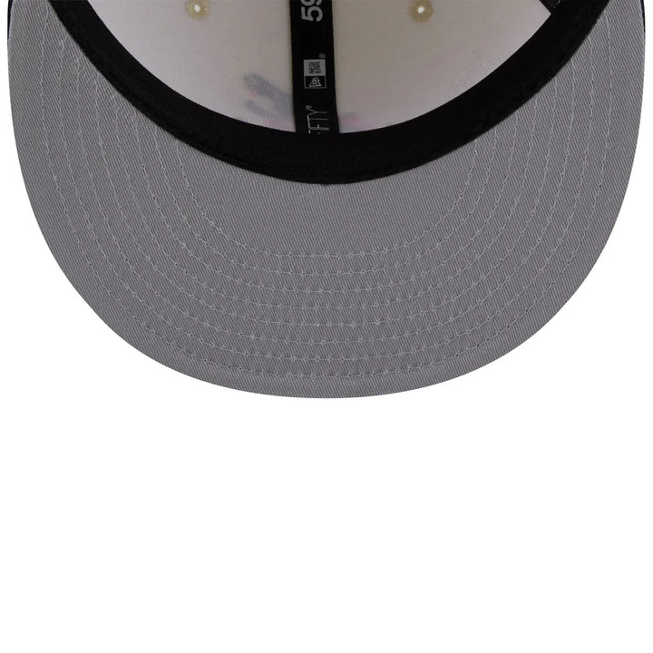 Atlanta Braves New Era Blossom 59FIFTY Fitted Hat - White/Navy