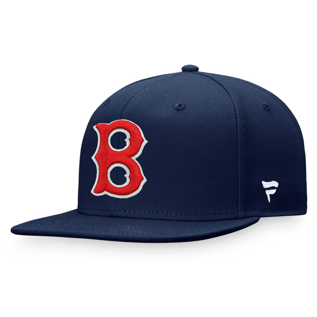 Boston Red Sox Fanatics Cooperstown Collection Core Snapback Hat - Navy