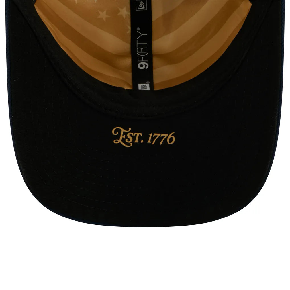 New York Yankees New Era Youth USA 250 9FORTY M-Crown Adjustable Hat - Cream/Navy Techwosell