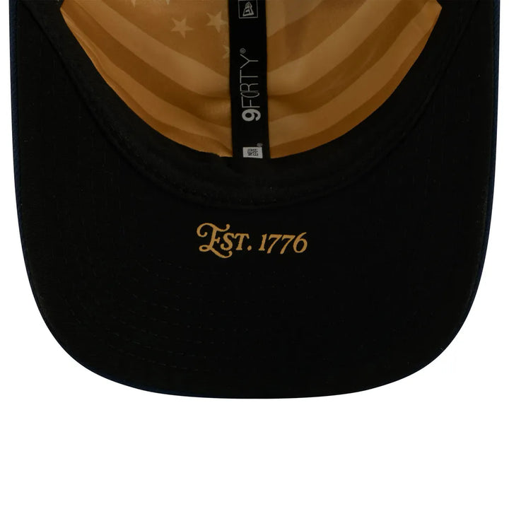 New York Yankees New Era Youth USA 250 9FORTY M-Crown Adjustable Hat - Cream/Navy
