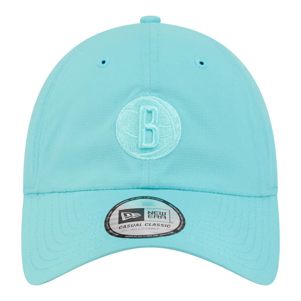 Brooklyn Nets New Era Unisex Color Pack Ripstop Casual Classic Adjustable Hat - Turquoise Techwosell
