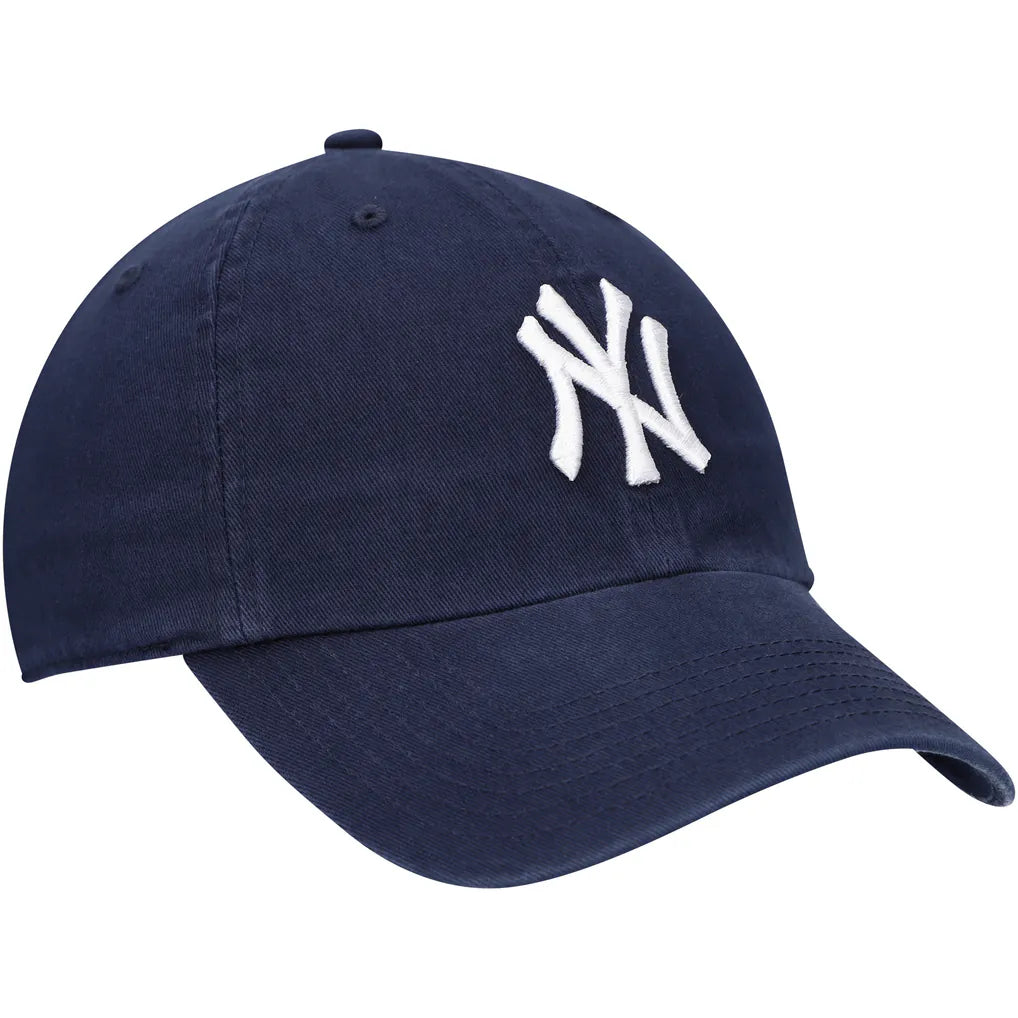 New York Yankees '47 Youth Team Logo Clean Up Adjustable Hat - Navy