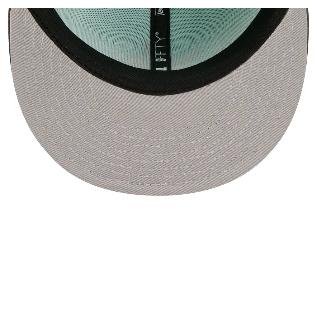 Dallas Stars New Era Two-Tone Color Pack 9FIFTY Snapback Hat - Turquoise/Charcoal