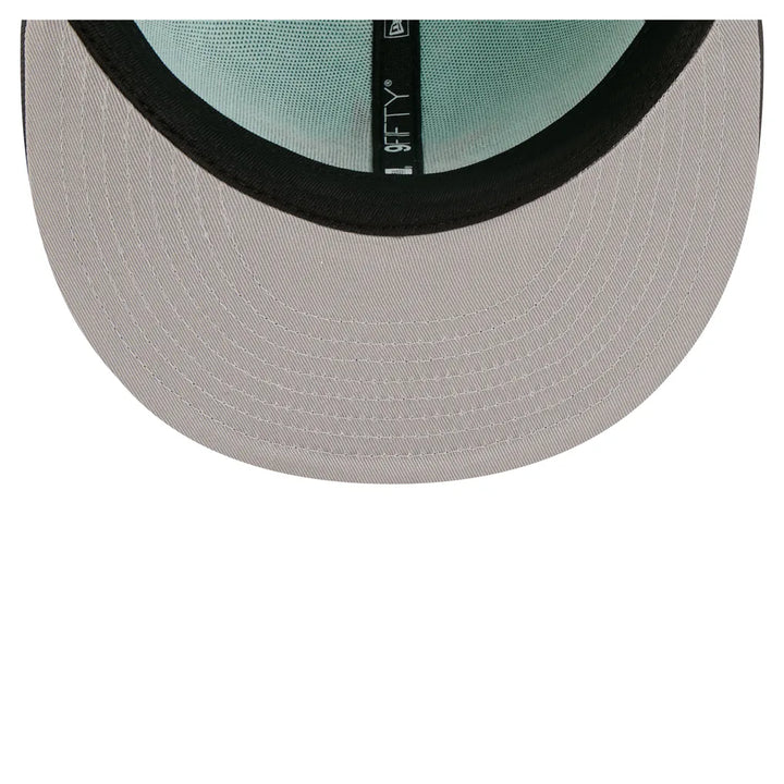 Dallas Stars New Era Two-Tone Color Pack 9FIFTY Snapback Hat - Turquoise/Charcoal