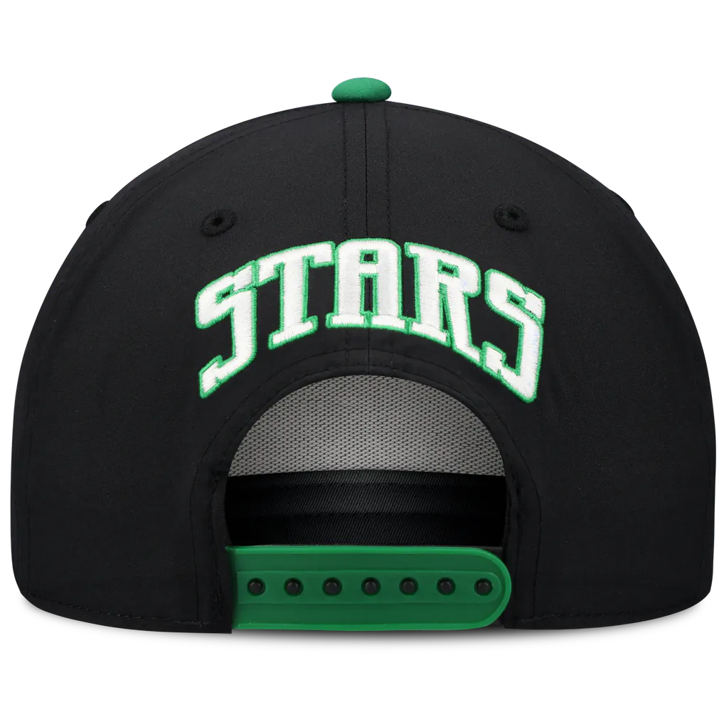 Dallas Stars Fanatics On Stage Podium A-Frame Adjustable Hat - Black