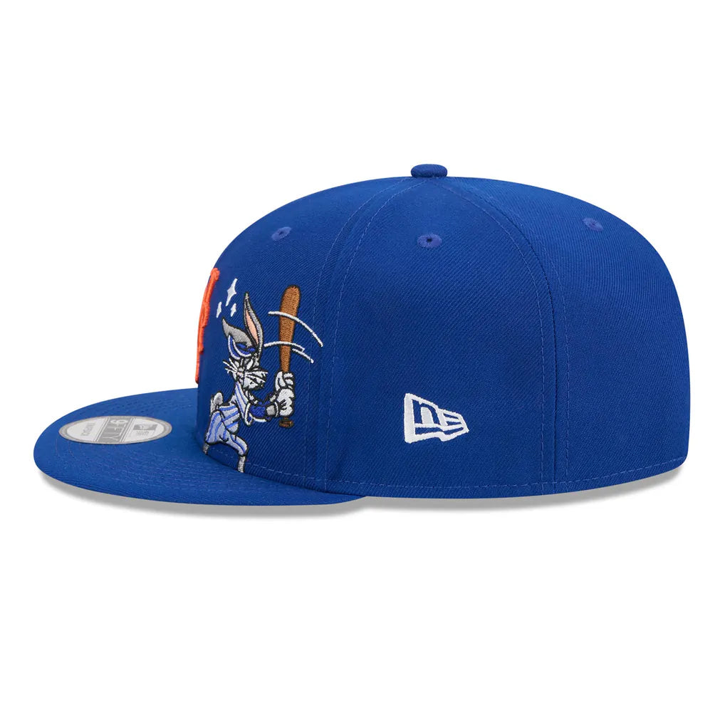 New York Mets New Era Looney Tunes Bugs Bunny 9FIFTY Snapback Hat - Royal Techwosell