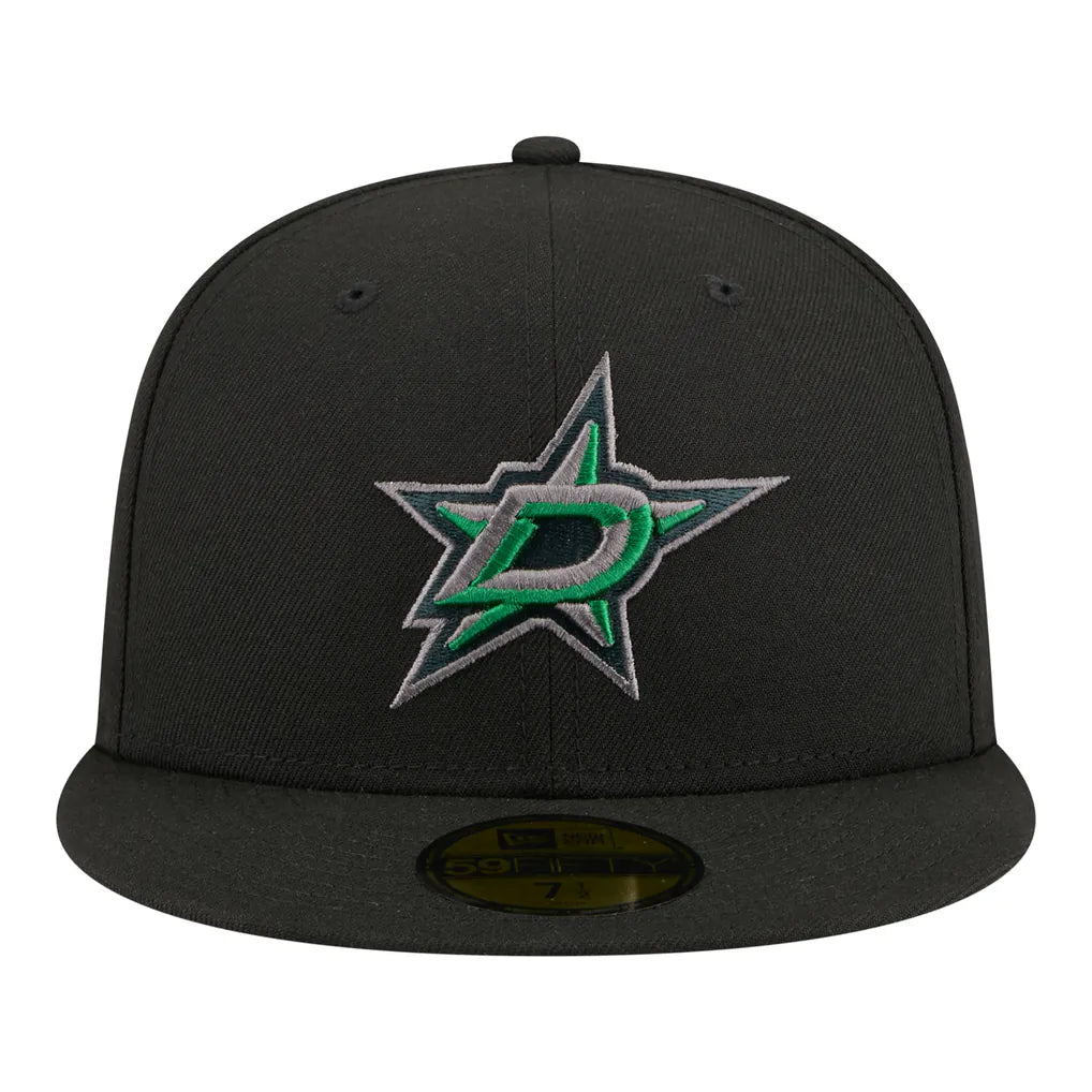 Dallas Stars New Era Color Pop 59FIFTY Fitted Hat - Black