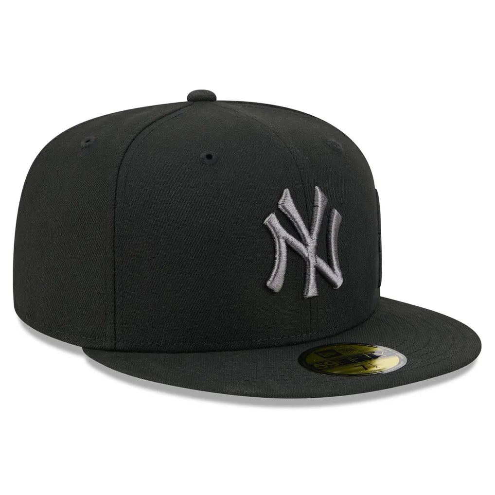New York Yankees New Era Side Script 59FIFTY Fitted Hat - Black