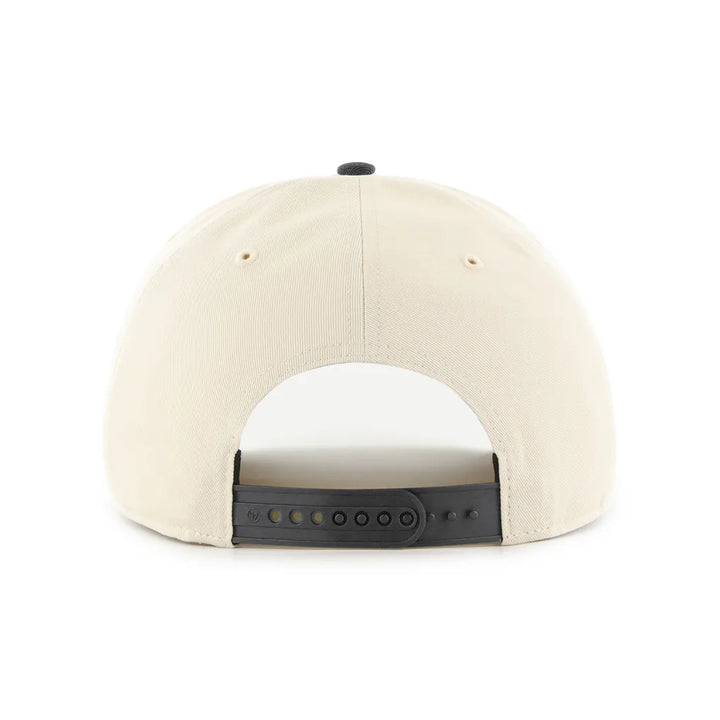 Dallas Stars '47 Logo Hitch Adjustable Hat - Cream/Black